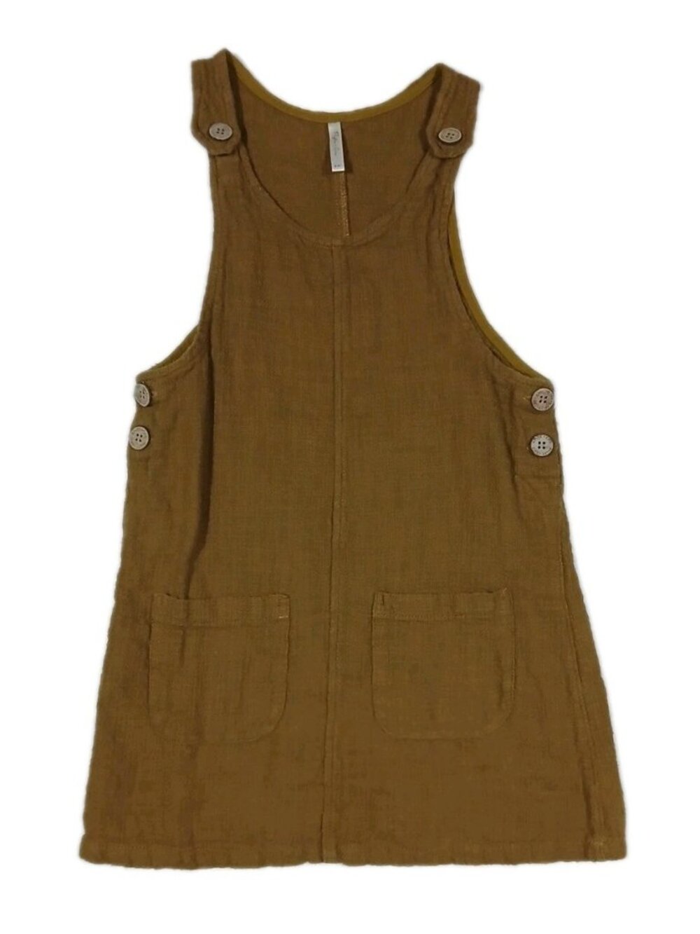 Rylee & Cru Chartreuse Overall Dress